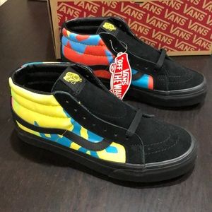 vans neon camo